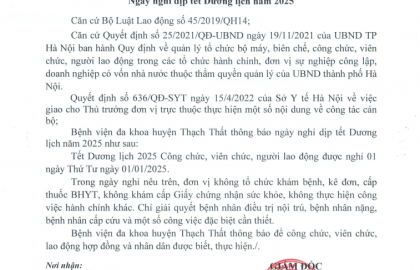 THÔNG BÁO KỲ NGHỈ GIỖ TỔ HÙNG VƯƠNG 10/3, NGHỈ LỄ 30/4 VÀ QUỐC TẾ LAO ĐỘNG 1/5